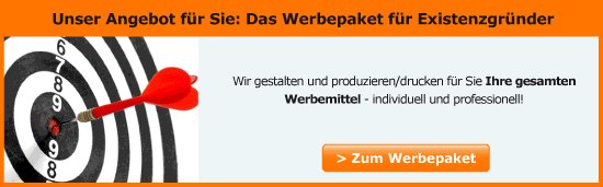 zum Werbepaket für Existenzgründer